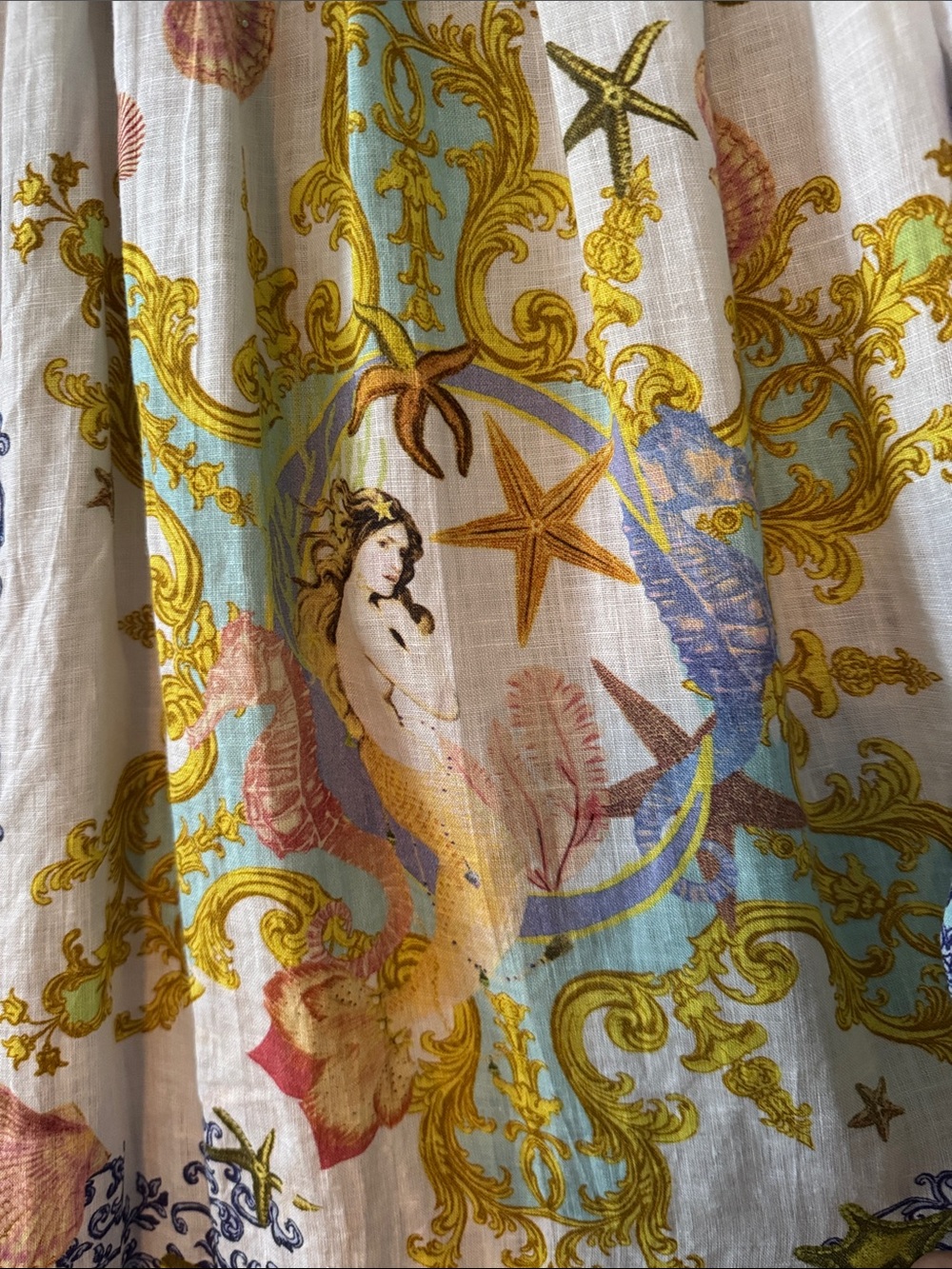NWT Camilla Multicolor Off-Shoulder Nautical Print off the shoulder Dress - Picture 11 of 16